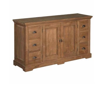 Tower Living Bologna Dressoir teakhout 160x50x90 cm -, Ophalen of Verzenden, Nieuw