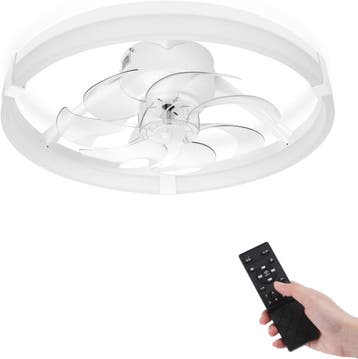 Plafondventilator met verlichting - Plafondlamp met ventilat, Witgoed en Apparatuur, Verzenden, Zo goed als nieuw