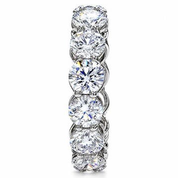 Zonder minimumprijs - Ring Platina - 7.51ct. tw. Diamant, Nieuw