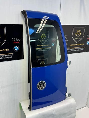VW Caddy bj.2019 achterdeur rechts blauw kleurcode R502, Gebruikt, Rechts, Volkswagen, Deur