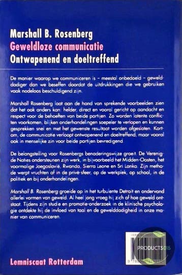 Geweldloze Communicatie, Boeken, Literatuur, Ophalen of Verzenden, Nieuw
