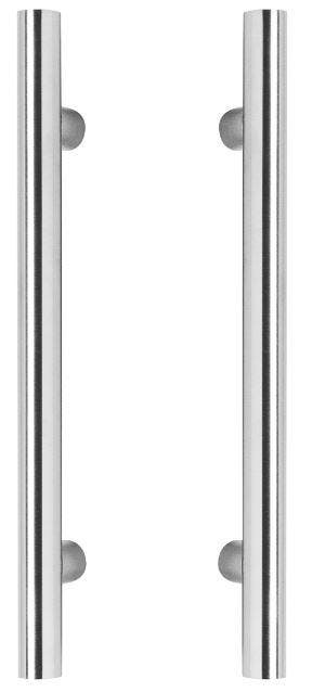 Intersteel set deurgrepen T-vorm 800x80x30 HoH 600 mm rvs, Verzenden, Nieuw