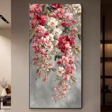 Valentino Ferrarini - Pink Flowers 140cm, Nieuw