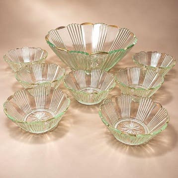 Verrerie française ancienne - Tafelservies (8) - Model in