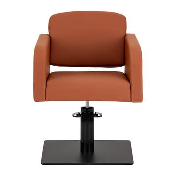 Gabbiano kappersstoel Elda - Comfortabel en luxe design, Huis en Inrichting, Stoelen, Verzenden, Nieuw, Bruin, Eén