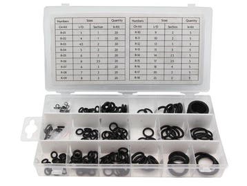 Assortiment intrilrubber o-ringen, metrisch - 225-delig, Verzenden, Nieuw