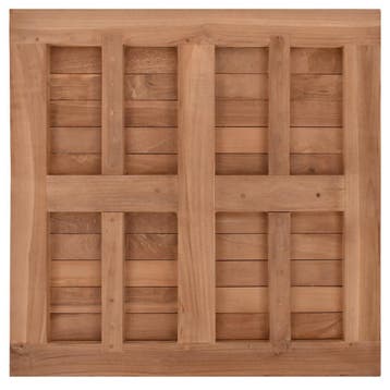 Tafelblad teakhout vierkant 70 x 70 cm en 3 cm dik - teak, Tuin en Terras, Tuintafels, Ophalen of Verzenden, Nieuw, Vierkant, Teakhout