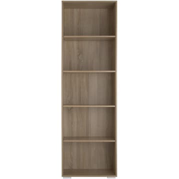 Boekenrek Lexi 5 vakken 60x30x190cm, Verzenden, Nieuw