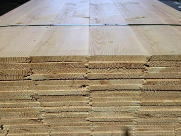 Douglas Vellingdelen 18x165mm lengte 3-4-5m, Minder dan 25 mm, Nieuw, Plank, 300 cm of meer