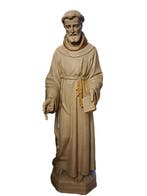 Beeld, Kerk Beeld - Sint Antonius van Padua - 115 cm - Gips