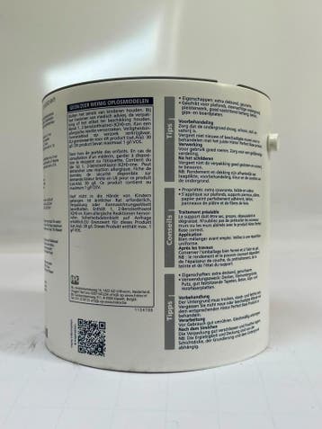 Histor Kalkmat muurverf-mengbasis (tintbasis) – SET van 3, 5 tot 10 liter, Verzenden, Nieuw, Lak