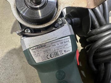 Metabo WA 12-125 Quick haakse slijper Nr.133, Ophalen of Verzenden, Gebruikt