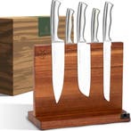 Messenmagneet - Magneetstrip messen - Messenhouder - Hout -, Verzenden, Zo goed als nieuw