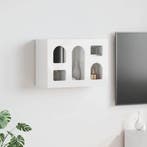 vidaXL Hangkast met plank Hoogglans wit 60 x 20 x 40 cm, Huis en Inrichting, Kasten | Overige, Verzenden, Nieuw