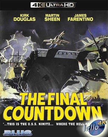 Blu-ray 4K: The Final Countdown (1980 Kirk Douglas) US nNLO, Ophalen of Verzenden, Nieuw in verpakking, Actie