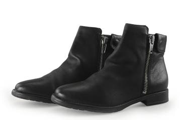 Linea Zeta Enkellaarzen in maat 37 Zwart, Kleding | Dames, Verzenden, Zwart, Lage of Enkellaarzen, Zo goed als nieuw