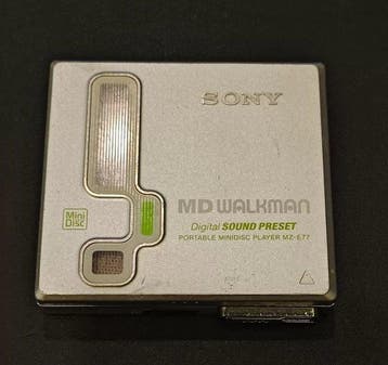 Sony - MZ-E77 Draagbare minidisc speler-recorder, Nieuw