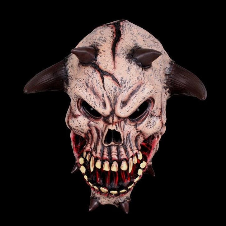 Skull Devil Masker de Luxe, Hobby en Vrije tijd, Feestartikelen, Verzenden