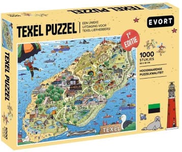 Texel Puzzel - 1e Editie (1000 stukjes) | Evort - Puzzels, Verzenden, Nieuw