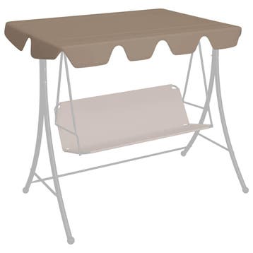 vidaXL Vervangingsluifel voor schommelbank 150/130x105/70 cm, Verzenden, Nieuw