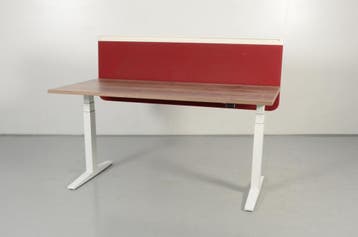 Officenow bureauwand, rood, 160 x 50 cm, Ophalen of Verzenden, Nieuw in verpakking
