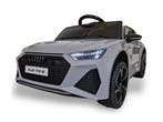 Audi RS6, 12 volt elektrische kinderauto met rubberen banden, Ophalen of Verzenden, Nieuw