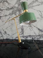 Tafellamp - Messing - Lamp met verstelbare arm uit de jaren, Antiek en Kunst, Antiek | Lampen