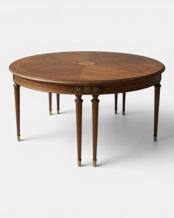 Eettafel - Franse tafel in Louis XVI-stijl - Mahonie