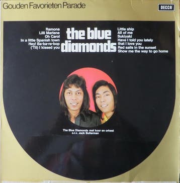 The Blue Diamonds - Gouden favorieten parade, Gebruikt, 12 inch, Pop