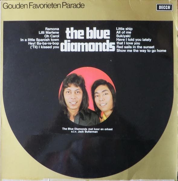 The Blue Diamonds - Gouden favorieten parade, Cd's en Dvd's, Vinyl | Nederlandstalig, Gebruikt, 12 inch, Pop