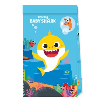 Feestzakjes Baby Shark (4st), Ophalen of Verzenden, Nieuw