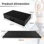 2dekans | Coast Turnmat - 4-Delig - Opvouwbaar - PU-leer -, Sport en Fitness, Ophalen of Verzenden, Zo goed als nieuw
