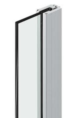 Klemprofiel douchewand 1000 mm-10 mm-Zwart, Ophalen of Verzenden, Nieuw