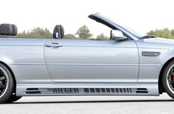 Rieger side skirt (185mm) | 3er E46: 02.98-12.01 (tot Faceli, Verzenden, Nieuw, BMW