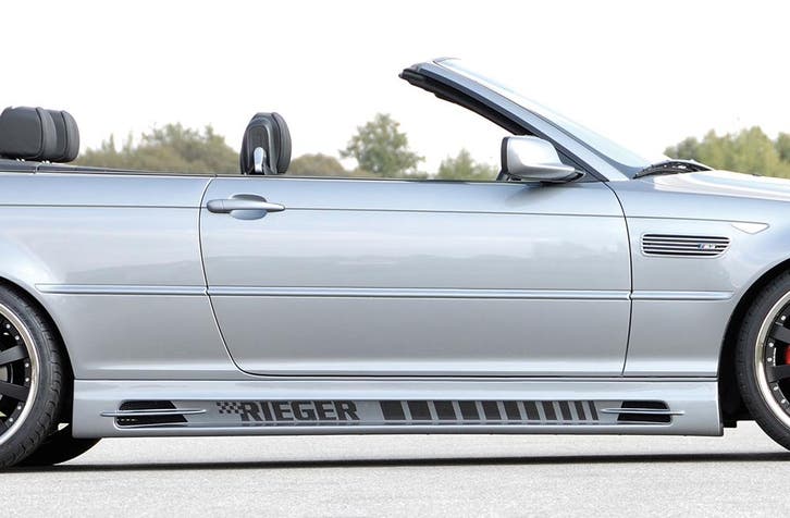Rieger side skirt (185mm) | 3er E46: 02.98-12.01 (tot Faceli, Auto-onderdelen, Carrosserie en Plaatwerk, Nieuw, BMW, Verzenden