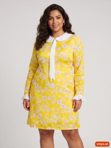 Peggy Lane Zomerjurken Dames maat XL Geel Vintage, Ophalen of Verzenden, Nieuw