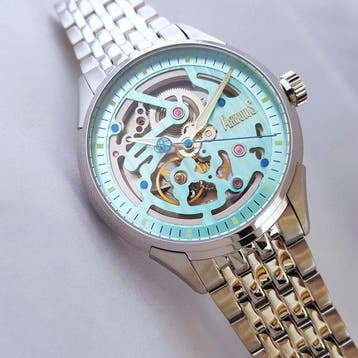 Arbutus - Automatic - Tiffany - Skeleton - Sapphire - Jewels, Sieraden, Tassen en Uiterlijk, Horloges | Heren, Nieuw