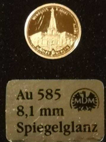 Duitsland. Gold medal 1/100 oz Gold Herkules Kassel