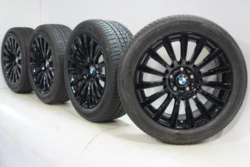 BMW 5 serie 7 serie F01 F02 F07 235 19 inch velgen Hankook W, 19 inch, Gebruikt, Velg(en), Winterbanden