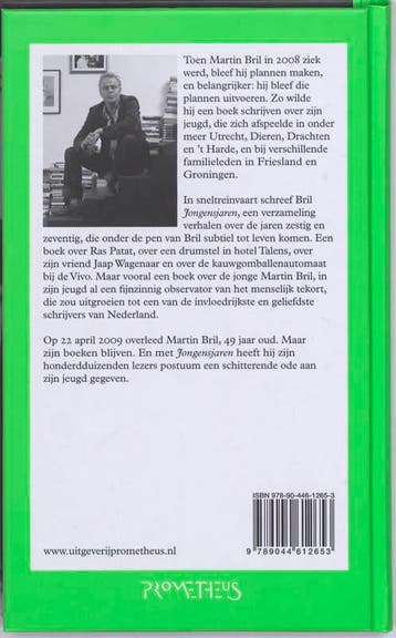 Jongensjaren 9789044612653 Martin Bril, Boeken, Verzenden, Gelezen, Martin Bril