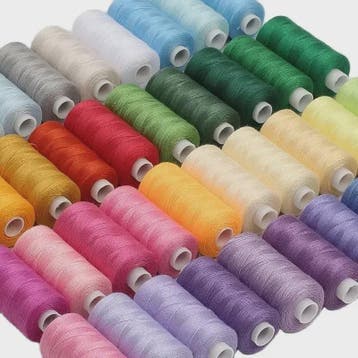 10 Rollen Polyester Naaigaren 402 - 400 Yards - Voor Hand &, Verzenden, Nieuw