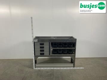 Aluca bedrijfswageninrichting 1255x420x950mm (2956), Ophalen of Verzenden