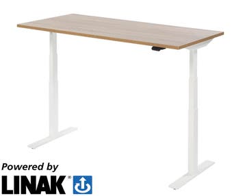 Linak PLUS elektrisch zit/sta bureau, 160x80 cm, Overige plaatsen, Ophalen of Verzenden, Nieuw in verpakking, Bureau