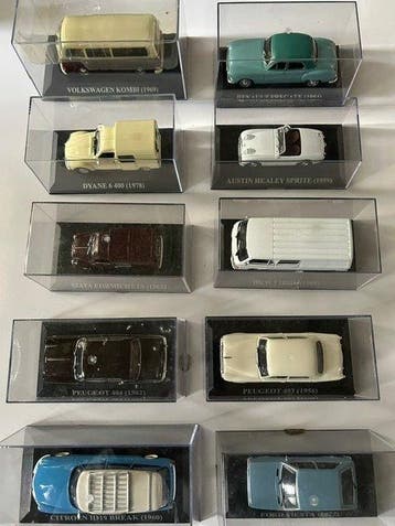Altaya 1:43 - Modelauto (10) - Colección de miniaturas de, Nieuw