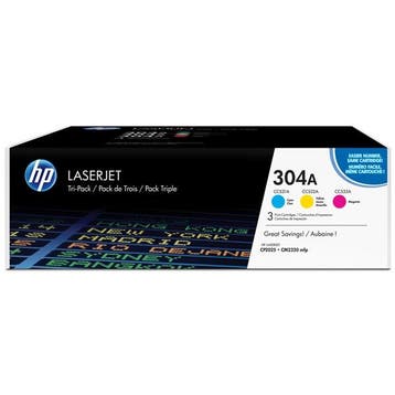Toner HP 304A (CF372AM) multipack cyaan/magenta/geel, Verzenden, Nieuw, Toner, HP