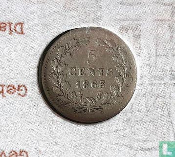 Nederland 5 cent (coincard) 140 jaar Schulman, Verzenden, 5 cent, Losse munt, Zilver