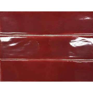 La Cueva Dutch Colors Wandtegel - 7.5x30 cm - Hoogglans Rood, Ophalen of Verzenden, Nieuw