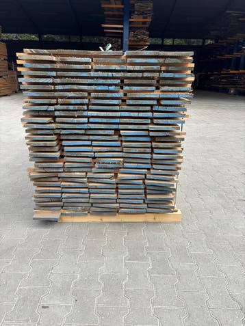 Eiken planken 2 x 20 cm WINDDROOG 250 &amp; 300 cm lang!, Nieuw, Eiken, Plank