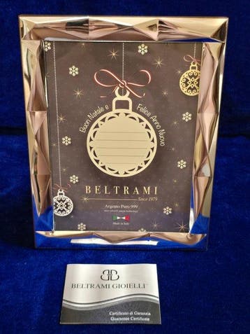 Beltrami Gioielli - Fotolijst - .999 kwaliteit zilverplaat -
