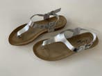 Veiling - Zilverkleurige Alesya Ecos sandalen maat 37, Nieuw